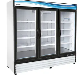 Glass Three Door Freezer SERV-WARE GF72-HC - Master