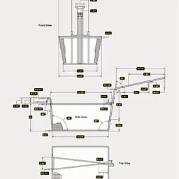 5 Tube Fryer SERV-WARE SGF-70N:L - Master