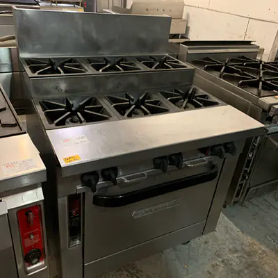 Six Burner Step Up Stove Standard Oven SOUTHBEND secondary image