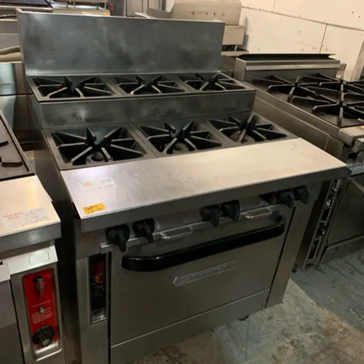 Six Burner Step Up Stove Standard Oven SOUTHBEND - Master