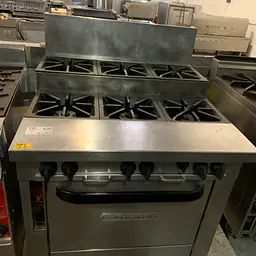 Six Burner Step Up Stove Standard Oven SOUTHBEND - Master