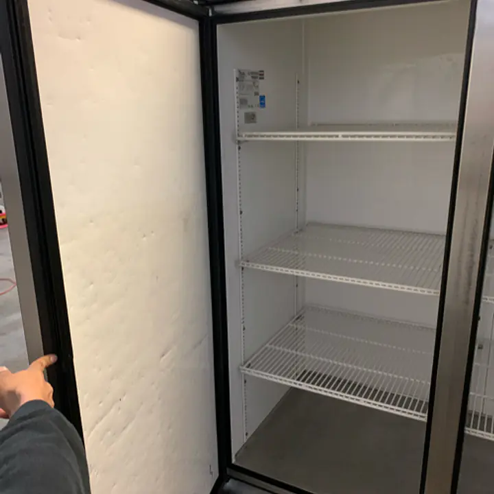 Stainless Steel Two Door Refrigerator TRUE - Master