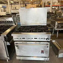 Six Burner Range Stove Oven WOLF - Master