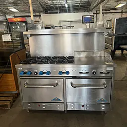 Six Burner Stove Combo With 24" Griddle and Ovens CASTLE - Master