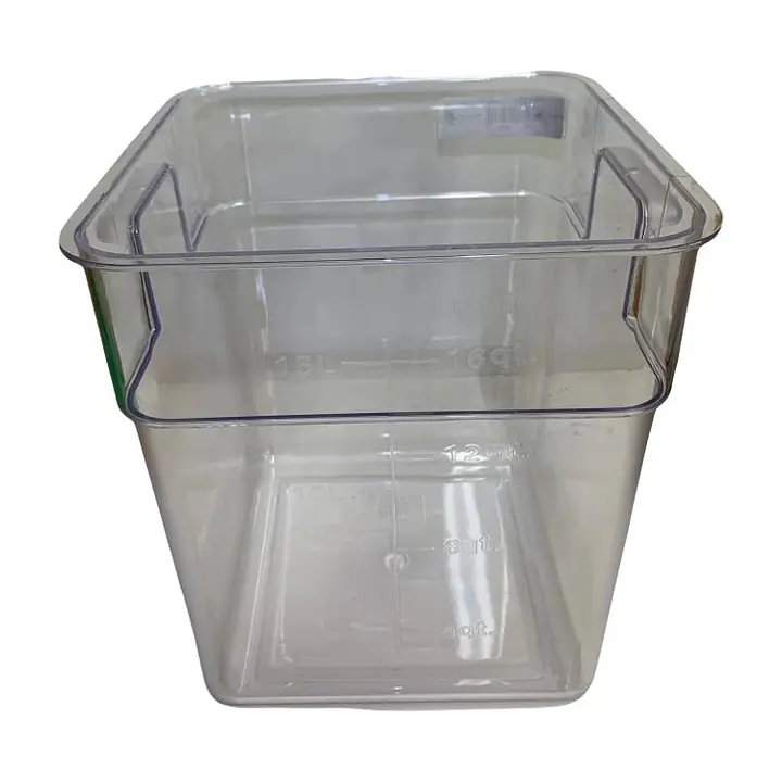 18QT Square Clear Food Storage Container - Master