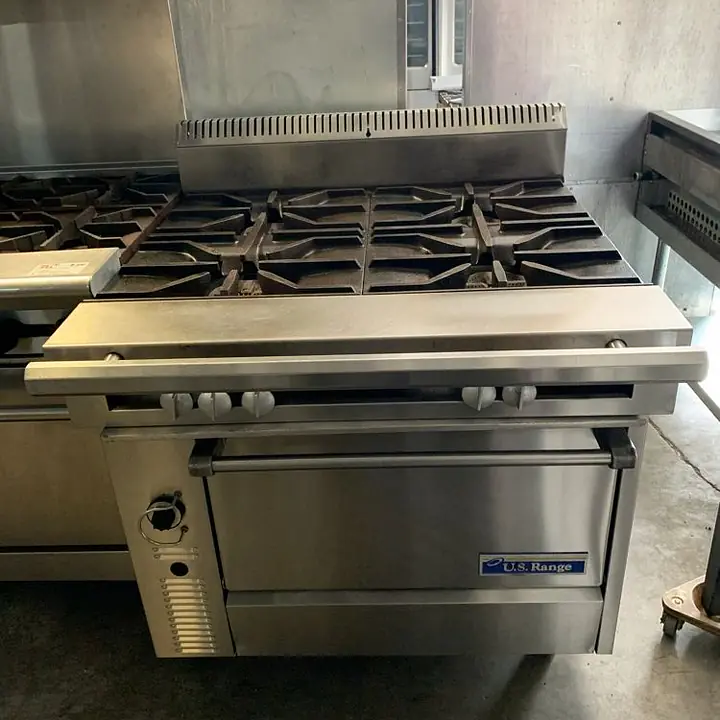 Four Burner Range Stove With Standard Oven US RANGE - Master