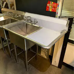 Stainless Steel Sink with RightSide Drainboard NEW - Master