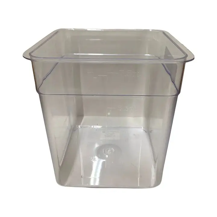 7.5QT Square Clear Food Storage - Master