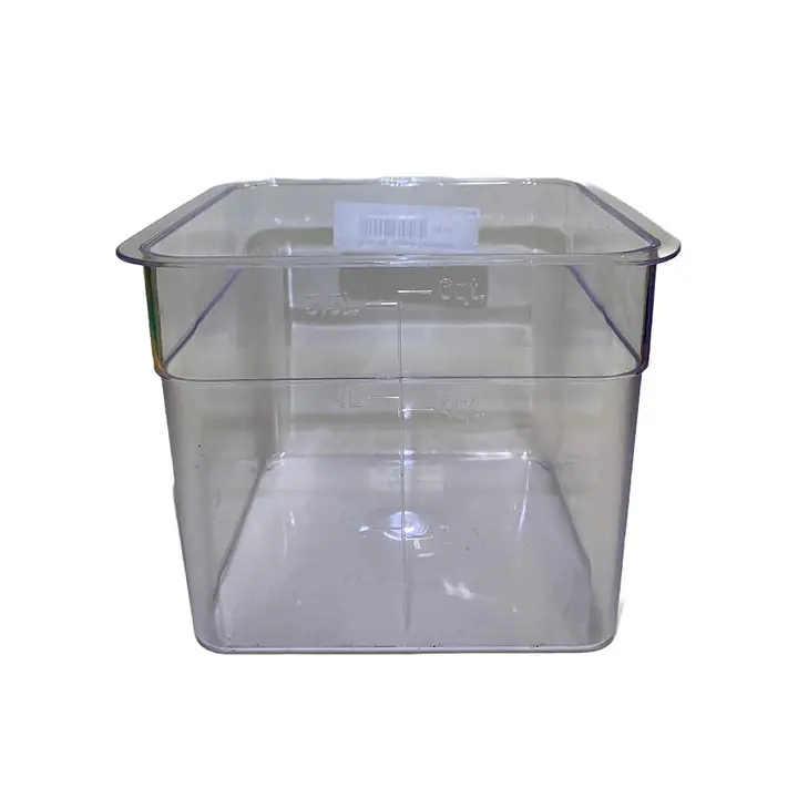 6QT Square Clear Food Storage - Master