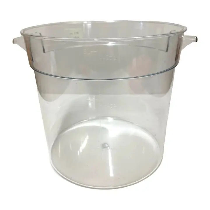 6QT Round Clear Food Storage Container - Master
