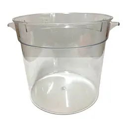 6QT Round Clear Food Storage Container - Master