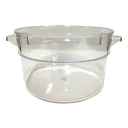 2QT Round Clear Food Storage Container - Master