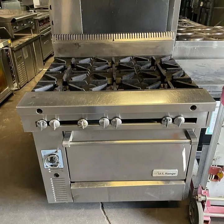 Six Burner Range Stove With Convection Oven US RANGE - Master