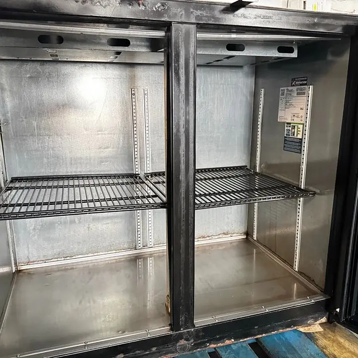 Back Bar Two Glass Door Refrigerator TRUE - Master