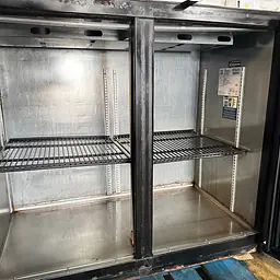 Back Bar Two Glass Door Refrigerator TRUE - Master