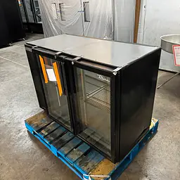 Back Bar Two Glass Door Refrigerator TRUE - Master