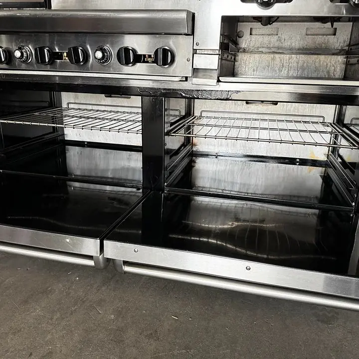 Six Burner Griddle Range Stove AMERICAN RANGE - Master