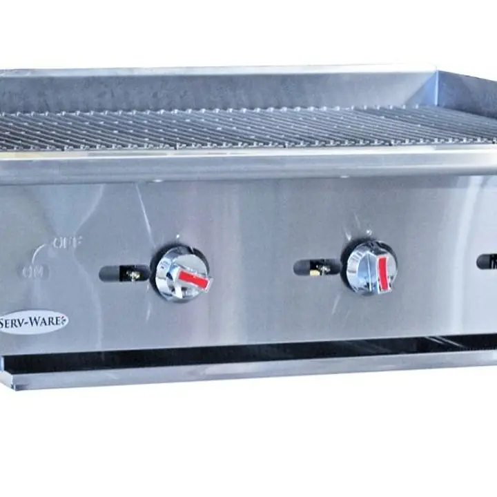 3 Burner Charbroiler 36” SERV-WARE SCBS-36 - Master