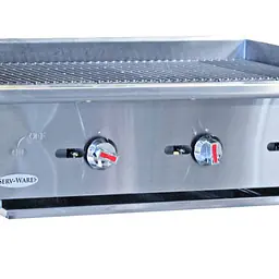 3 Burner Charbroiler 36” SERV-WARE SCBS-36 - Master