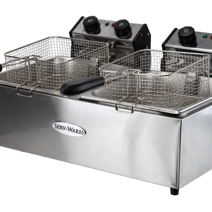 2 Basket Electric Fryer SERV-WARE EF-60L - Master