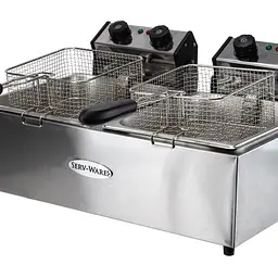 2 Basket Electric Fryer SERV-WARE EF-60L - Master