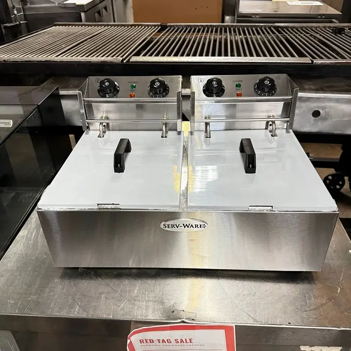 2 Basket Electric Fryer SERV-WARE EF-60L - Master