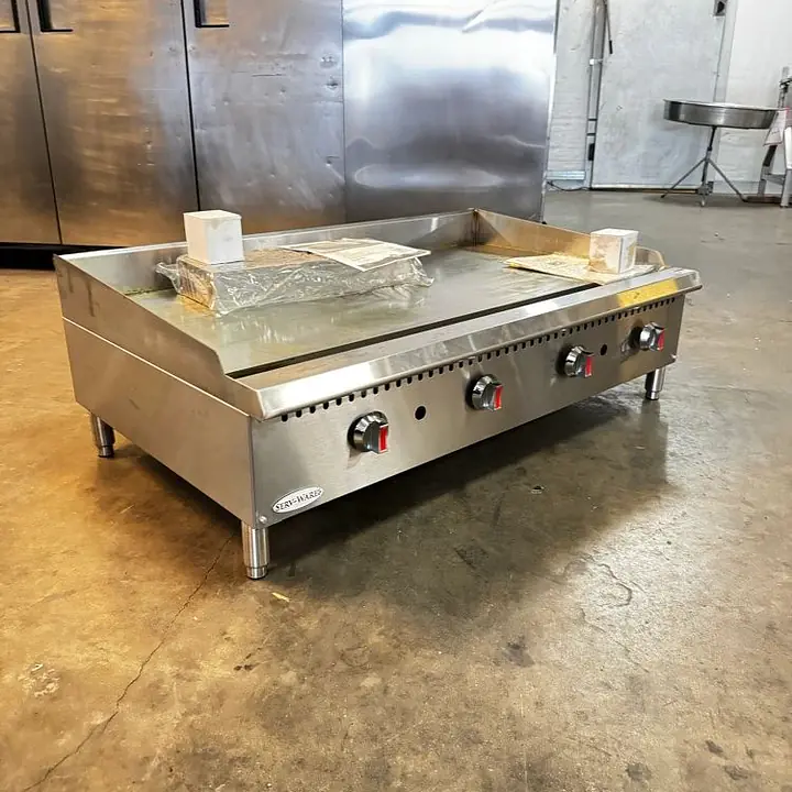 4 Burner Thermostatic Griddle 48” SERV-WARE STGS-48 - Master