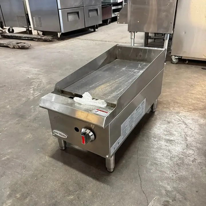 1 Burner Manual Griddle 12” SERV-WARE SMGS-12 - Master