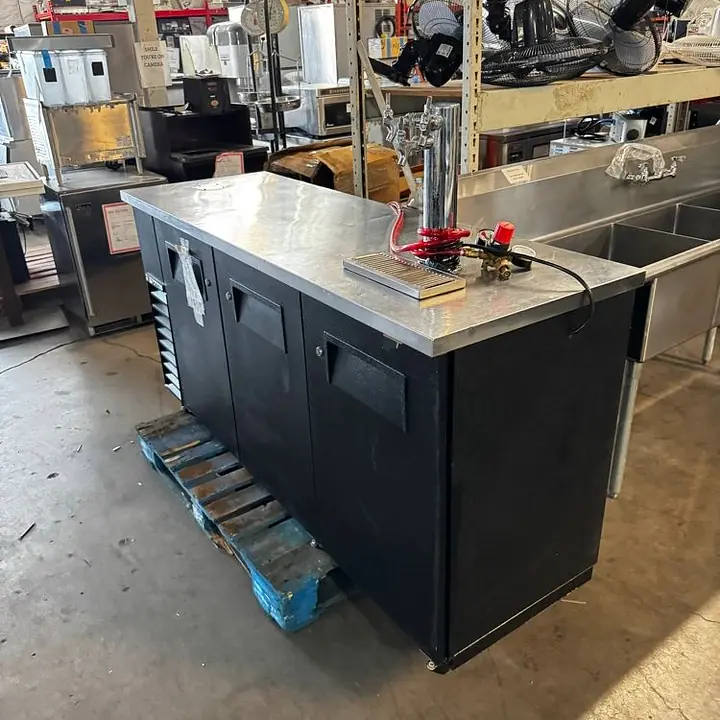 Three Door BarBack Kegerator TRUE 73” - Master