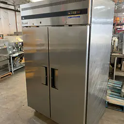 Stainless Steel Two Door Refrigerator TRUE - Master