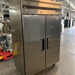 Stainless Steel Two Door Refrigerator TRUE - Master