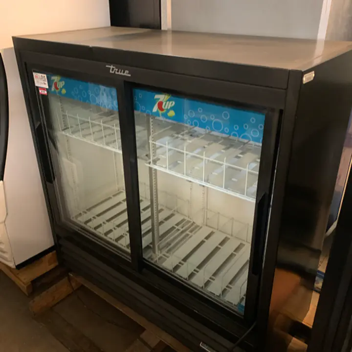 True GDM-41SL-48-HCLD Mini Double Glass Door Refrigerator  - Master