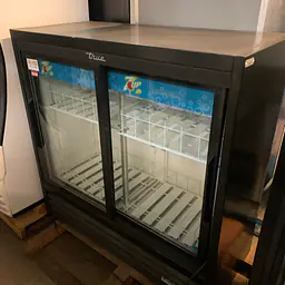 True GDM-41SL-48-HCLD Mini Double Glass Door Refrigerator  - Master