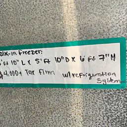 Walk In Freezer - Master