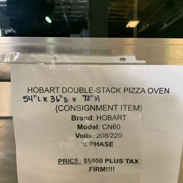 ELECTRIC Double Stack Pizza Oven HOBART - Master
