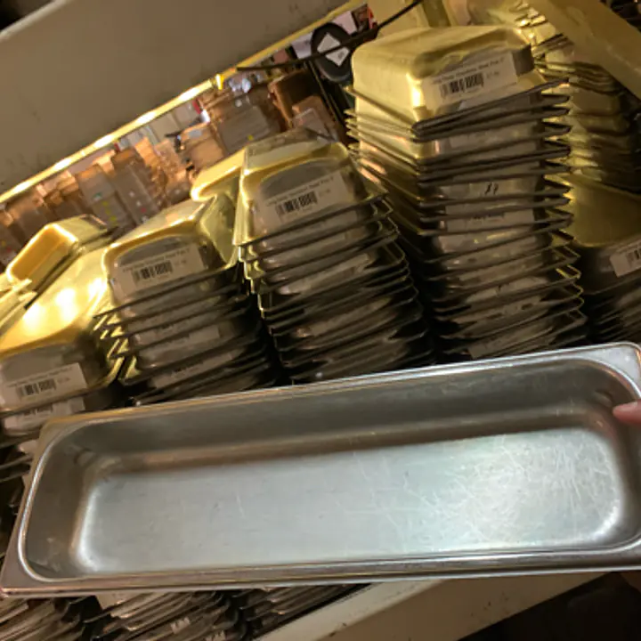 Stainless Steel Insert Long Deep Shotgun Pan 1/3 1-2" USED - Master