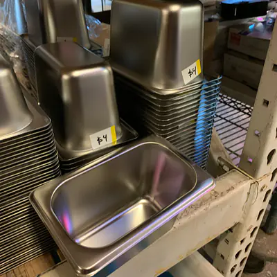 Stainless Steel Insert Pan 1/9 4" NEW primary image