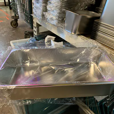 Stainless Steel Insert Pan Full Size 4" NEW secondary image