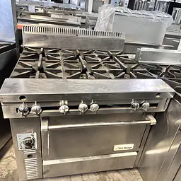 U.S Range 6 Burner with Convection Oven Natural Gas - Master