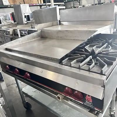 Montague griddle and two Burner Countertop Natural Gas primary image