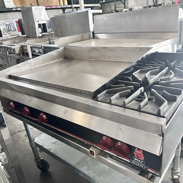Montague griddle and two Burner Countertop Natural Gas - Master