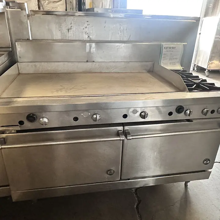 US Range Griddle two burner with two Ovens Natural Gas - Master
