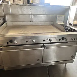US Range Griddle two burner with two Ovens Natural Gas - Master