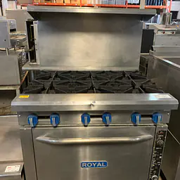 Six Burner Step Up Stove Standard Oven SOUTHBEND - Master