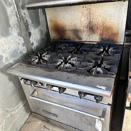 American Range 6 Burner Range with Oven Natural Gas - Master