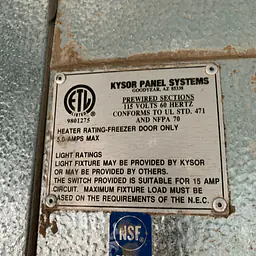 Stainless Steel Three Door Refrigerator TRAULSEN - Master