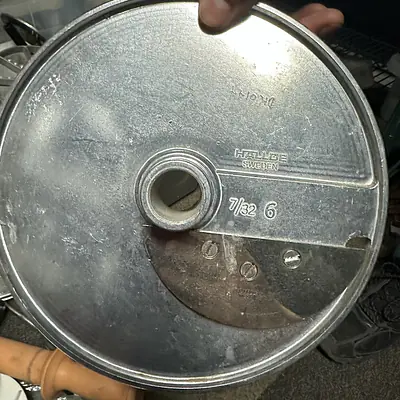 Hallde Genuine Slicer Plate, 6MM 7/32 for FP100 Commercial Food Processor primary image