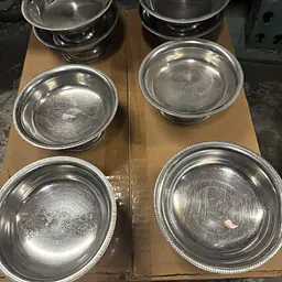 Lot Of 8 Vollrath Stainless Steel Sherbet Dish Used - Master
