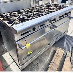 American Range 10 Burner with two Ovens Natural Gas - Master