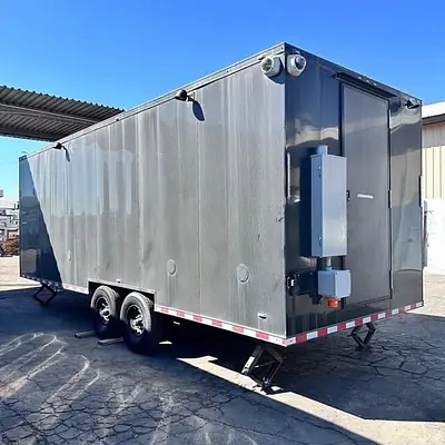 Fully Equipped Food Trailer Southern Dimensions Group Black Food Trailer primary image